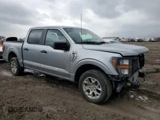 2023 Ford F-150 XL with VIN 1FTEW1C85PKD62576, listed as a Copart auction lot 44970775 with 52,070 mi miles and Salvage title. Bid and sale history available at DreamBid. Image 4.