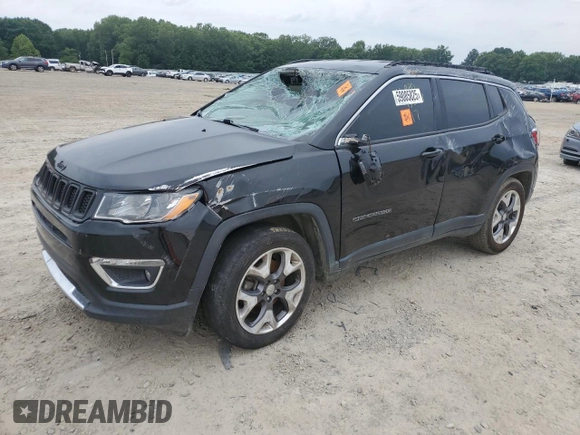 2021 Jeep Compass Limited with VIN 3C4NJCCB0MT572227, listed as a Copart auction lot 59085825 with Not provided miles and Salvage title. Bid and sale history available at DreamBid. Image 1.
