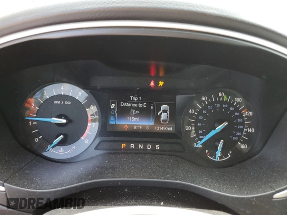 2015 Ford Fusion SE with VIN 1FA6P0HD8F5128565, listed as a Copart auction lot 65041595 with 131,490 mi miles and Clean title. Bid and sale history available at DreamBid. Image 9.
