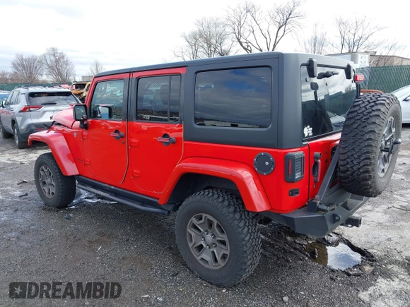 2016 Jeep Wrangler Unlimited Rubicon with VIN 1C4BJWFG1GL293302, listed as a IAAI auction lot 41811485 with 30,101 mi miles and . Bid and sale history available at DreamBid. Image 3.