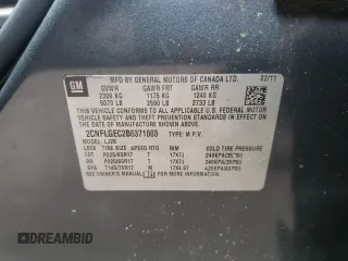 2011 Chevrolet Equinox LTZ z VIN 2CNFLGEC2B6371003, wystawiony jako Copart lot #61027065 z przebiegiem 139 164 mil mil oraz Czysty tytuł • Clean title. Historia ofert i sprzedaży dostępna na DreamBid. Obrazek 12.