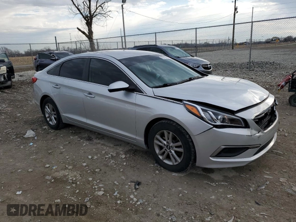 2017 Hyundai Sonata 2.4L with VIN 5NPE24AF0HH539887, listed as a Copart auction lot 50719265 with 56,849 mi miles and Salvage Title. Bid and sale history available at carsss.com. Image 4.