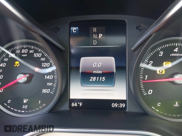 2018 Mercedes-Benz C 300 with VIN 55SWF4JB4JU264839, listed as a IAAI auction lot 42500465 with 28,115 mi miles and . Bid and sale history available at DreamBid. Image 7.