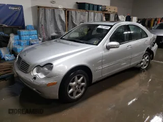 2003 Mercedes-Benz C 230/260/280/320 with VIN WDBRF64J73F321576, listed as a Copart auction lot 75531504 with 36,018 mi miles and Salvage Title. Bid and sale history available at DreamBid. Image 1.