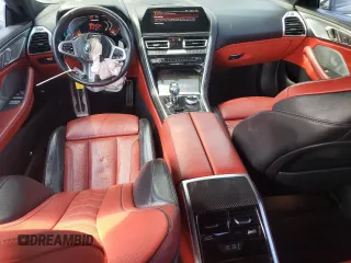 2021 BMW 8 Series M850i with VIN WBAGV8C00MCG65804, listed as a Copart auction lot 60445755 with 37,045 mi miles and Clean title. Bid and sale history available at DreamBid. Image 8.