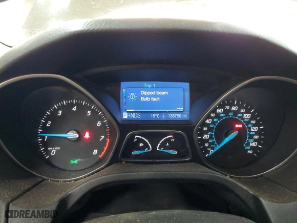 2012 Ford Focus SEL with VIN 1FAHP3H27CL252584, listed as a Copart auction lot 47677605 with 138,750 mi miles and Salvage Title. Bid and sale history available at carsss.com. Image 9.