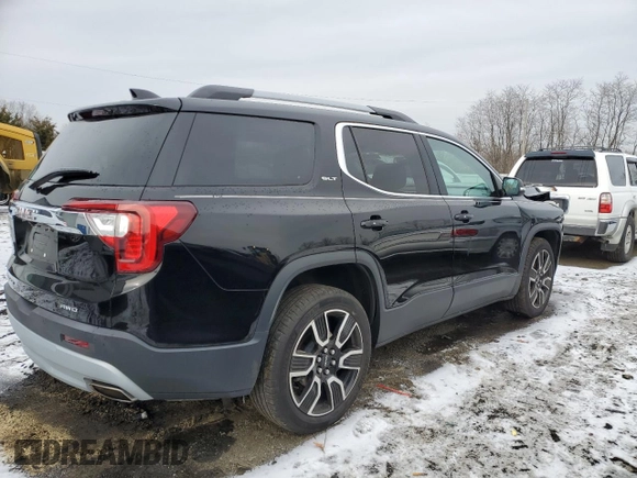 2020 GMC Acadia SLT with VIN 1GKKNULS6LZ153100, listed as a Copart auction lot 86060534 with 46,306 mi miles and Salvage Title. Bid and sale history available at DreamBid. Image 3.