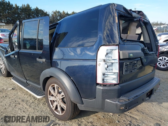 2008 Land Rover LR3 SE with VIN SALAE254X8A466692, listed as a IAAI auction lot 41609974 with 136,750 mi miles and . Bid and sale history available at DreamBid. Image 3.