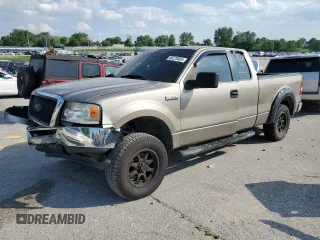 2006 Ford F-150 STX with VIN 1FTRX14W06FB57721, listed as a Copart auction lot 60270605 with 215,536 mi miles and Salvage title. Bid and sale history available at DreamBid. Image 1.