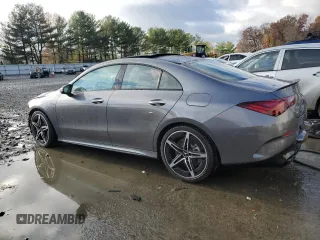 2025 Mercedes-Benz CLA with VIN W1K5J5BB7SN509299, listed as a Copart auction lot 80090914 with 1,677 mi miles and Salvage Title. Bid and sale history available at carsss.com. Image 2.