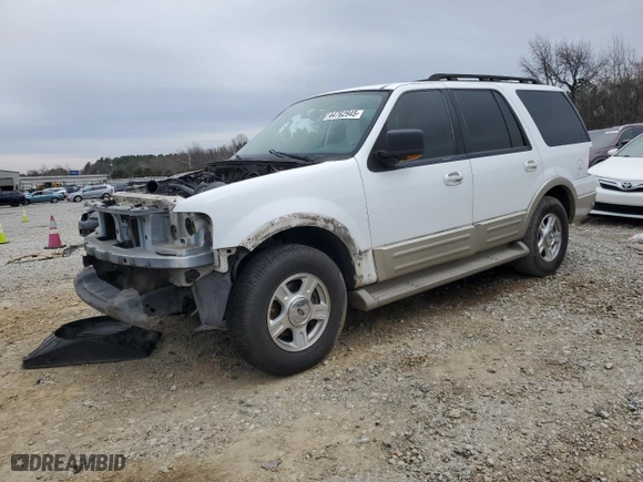 2005 Ford Expedition Eddie Bauer with VIN 1FMPU17555LA26279, listed as a Copart auction lot 44762945 with 0 mi miles and Clean Title. Bid and sale history available at carsss.com. Image 1.