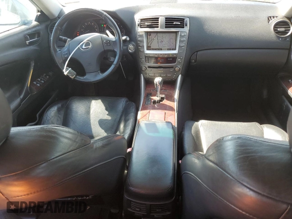 2008 Lexus IS 250 with VIN JTHCK262585022763, listed as a Copart auction lot 50690235 with 216,766 mi miles and Salvage Title. Bid and sale history available at carsss.com. Image 8.