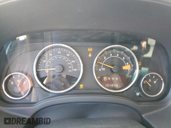2015 Jeep Compass Latitude with VIN 1C4NJCEB2FD401761, listed as a Copart auction lot 49215505 with 154,896 mi miles and Salvage Title. Bid and sale history available at carsss.com. Image 9.
