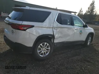 2023 Chevrolet Traverse LS with VIN 1GNEVLKW1PJ224447, listed as a Copart auction lot 77578034 with 0 mi miles and Salvage Title. Bid and sale history available at carsss.com. Image 3.