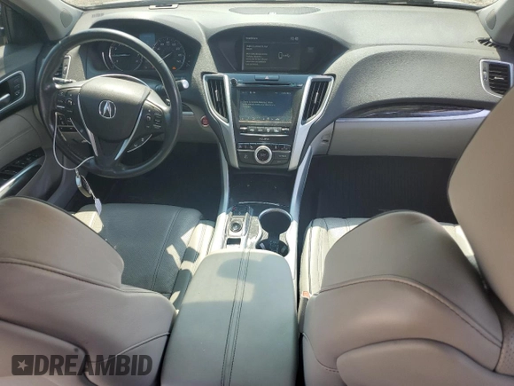 2018 Acura TLX w/Advance Pkg with VIN 19UUB3F75JA006665, listed as a Copart auction lot 63675894 with 150,417 mi miles and Salvage Title. Bid and sale history available at carsss.com. Image 8.