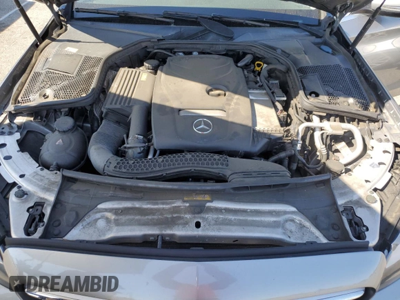 2016 Mercedes-Benz C 300 with VIN 55SWF4JB8GU163795, listed as a Copart auction lot 52380665 with 89,864 mi miles and Salvage Title. Bid and sale history available at carsss.com. Image 11.