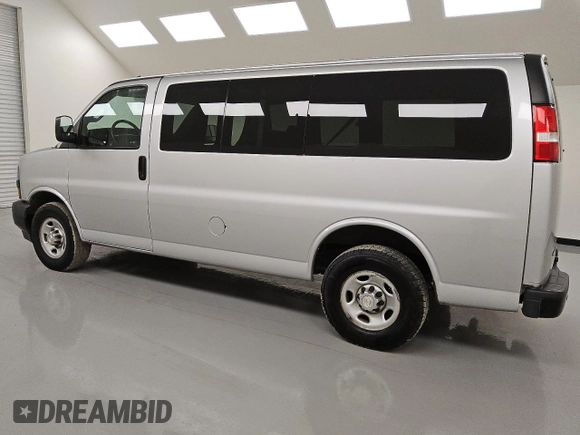 2020 Chevrolet Express Cargo Van with VIN 1GCWGAFG7L1242881, listed as a Copart auction lot 53825035 with 322,801 mi miles and Clean Title. Bid and sale history available at carsss.com. Image 2.