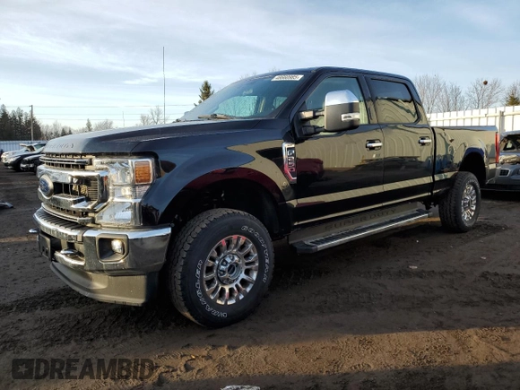 2021 Ford Super Duty F-250 SRW XL with VIN 1FT7W2BN0MED74781, listed as a Copart auction lot 48660985 with 74,689 mi miles and Salvage Title. Bid and sale history available at carsss.com. Image 1.
