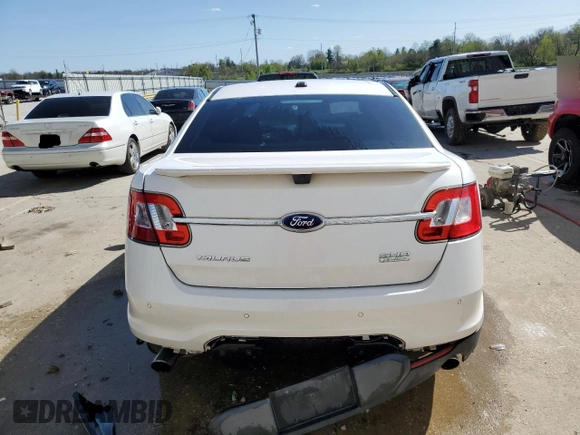 2012 Ford Taurus SHO with VIN 1FAHP2KT8CG132054, listed as a Copart auction lot 51629275 with 48,704 mi miles and Non repairable. Bid and sale history available at DreamBid. Image 6.