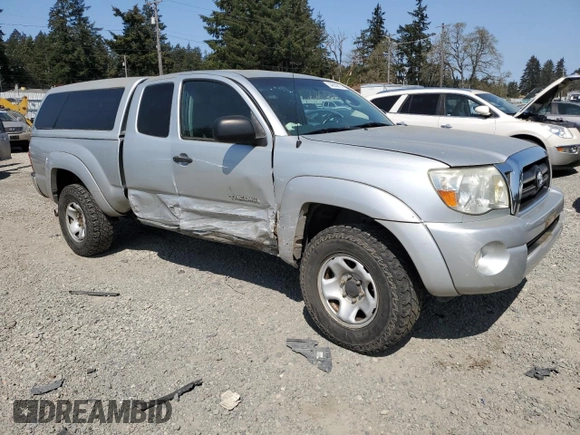 2005 Toyota Tacoma with VIN 5TEUU42N45Z032236, listed as a Copart auction lot 54265815 with 143,015 mi miles and Salvage Title. Bid and sale history available at DreamBid. Image 4.