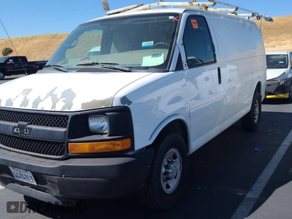 2012 Chevrolet Express Cargo z VIN 1GCWGFCA8C1179156, wystawiony jako IAAI lot #42619582 z przebiegiem 168 910 mil mil oraz . Historia ofert i sprzedaży dostępna na DreamBid. Obrazek 35.