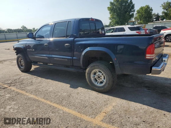 2000 Dodge Dakota Sport with VIN 1B7GG2AN8YS665678, listed as a Copart auction lot 63878554 with 92,470 mi miles and Salvage Title. Bid and sale history available at carsss.com. Image 2.