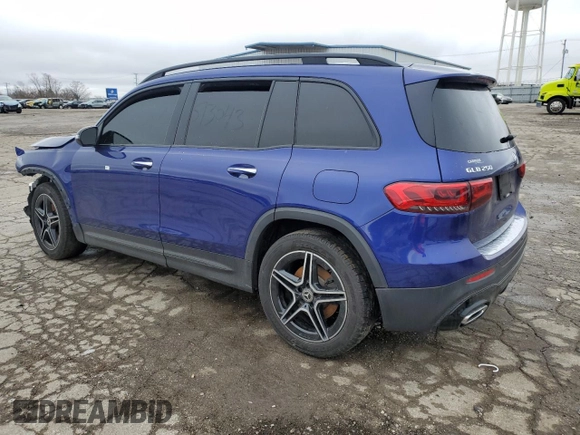 2020 Mercedes-Benz GLB 250 z VIN W1N4M4GB7LW024486, wystawiony jako Copart lot #47861595 z przebiegiem Nie podano mil oraz Tytuł czysty. Historia ofert i sprzedaży dostępna na DreamBid. Obrazek 2.