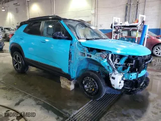 2021 Chevrolet TrailBlazer RS with VIN KL79MTSL4MB073853, listed as a Copart auction lot 45943535 with 62,253 mi miles and Salvage Title. Bid and sale history available at carsss.com. Image 4.