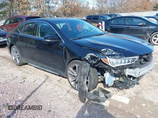 2019 Acura TLX w/Advance Pkg with VIN 19UUB3F82KA000090, listed as a IAAI auction lot 41762461 with 1 mi miles. Bid and sale history available at carsss.com. Image 1.