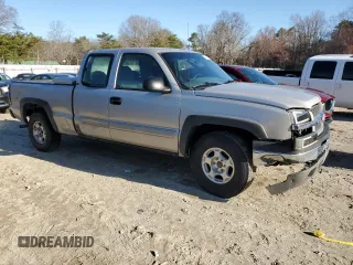 2004 Chevrolet Silverado 1500 Z71 with VIN 1GCEK19T34E322434, listed as a Copart auction lot 46658885 with 184,337 mi miles and Salvage Title. Bid and sale history available at DreamBid. Image 4.