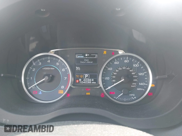 2017 Subaru Crosstrek Limited with VIN JF2GPAKC7H8208401, listed as a IAAI auction lot 42241508 with 104,038 mi miles and . Bid and sale history available at DreamBid. Image 7.
