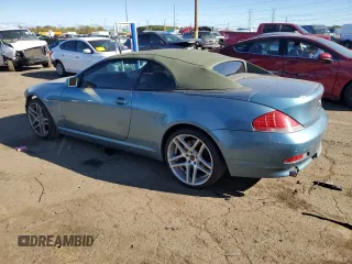 2004 BMW 6 Series 645Ci with VIN WBAEK73414B321348, listed as a Copart auction lot 75746084 with 0 mi miles and Clean Title. Bid and sale history available at carsss.com. Image 2.
