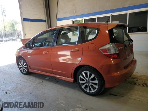 2012 Honda Fit Sport with VIN JHMGE8H5XCC012916, listed as a Copart auction lot 53788355 with 0 mi miles and Salvage Title. Bid and sale history available at carsss.com. Image 2.
