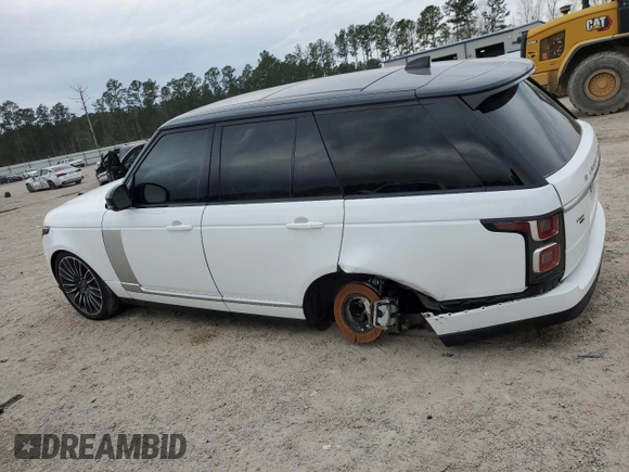 2022 Land Rover Range Rover Westminster with VIN SALGS2SE6NA470136, listed as a Copart auction lot 88895315 with 25,666 mi miles and Clean title. Bid and sale history available at DreamBid. Image 2.