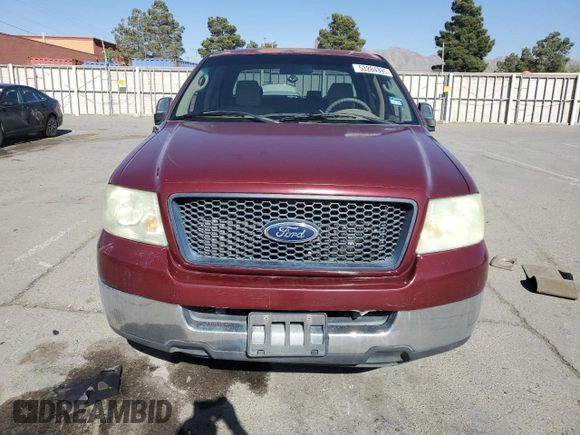 2005 Ford F-150 XLT with VIN 1FTPW12505KE04648, listed as a Copart auction lot 53284395 with 184,753 mi miles and Salvage Title. Bid and sale history available at carsss.com. Image 5.