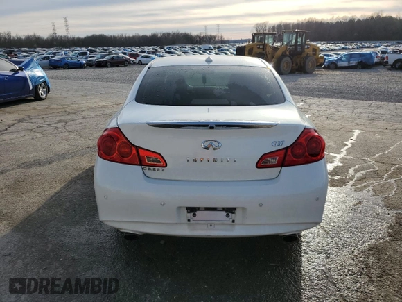 2012 Infiniti G37 Sedan Journey with VIN JN1CV6AP5CM934166, listed as a Copart auction lot 47825785 with 127,723 mi miles and Salvage Title. Bid and sale history available at carsss.com. Image 6.