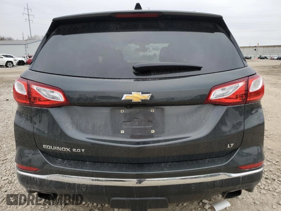 2020 Chevrolet Equinox LT with VIN 3GNAXLEX9LS586631, listed as a Copart auction lot 47949915 with 0 mi miles and Salvage Title. Bid and sale history available at carsss.com. Image 6.