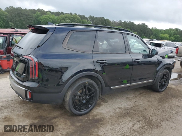 2023 Kia Telluride EX X-Line with VIN 5XYP3DGC2PG329428, listed as a Copart auction lot 54349935 with 36,323 mi miles and Salvage title. Bid and sale history available at DreamBid. Image 3.