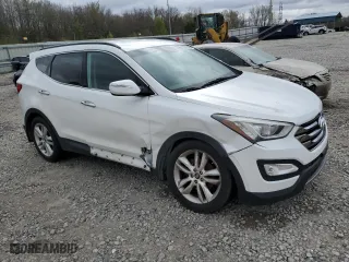 2013 Hyundai Santa Fe 2.0T Sport with VIN 5XYZUDLA4DG100691, listed as a Copart auction lot 49961595 with 107,812 mi miles and Salvage Title. Bid and sale history available at carsss.com. Image 4.