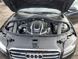 2015 Audi A8 L 4.0T with VIN WAU32AFD3FN036507, listed as a Copart auction lot 49121635 with 77,257 mi miles and Salvage Title. Bid and sale history available at carsss.com. Image 11.