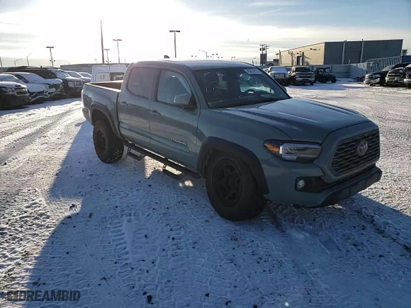 2023 Toyota Tacoma 4WD SR with VIN 3TMCZ5AN8PM541640, listed as a Copart auction lot 45051225 with 34,266 mi miles and Salvage Title. Bid and sale history available at carsss.com. Image 10.