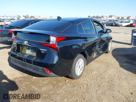 2021 Toyota Prius L Eco z VIN JTDKAMFU1M3134107, wystawiony jako IAAI lot #41763080 z przebiegiem 185 248 mil mil oraz . Historia ofert i sprzedaży dostępna na DreamBid. Obrazek 4.