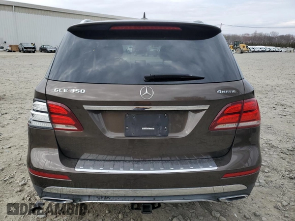 2018 Mercedes-Benz GLE 350 with VIN 4JGDA5HB8JB123631, listed as a Copart auction lot 51057365 with 58,806 mi miles and Salvage Title. Bid and sale history available at DreamBid. Image 6.