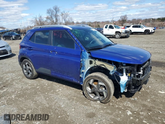 2023 Hyundai Venue Limited with VIN KMHRC8A35PU276260, listed as a Copart auction lot 48778685 with 10,214 mi miles and Salvage Title. Bid and sale history available at DreamBid. Image 4.