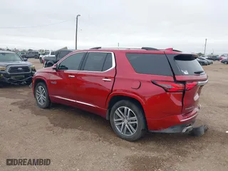 2023 Chevrolet Traverse High Country with VIN 1GNEVNKW7PJ221810, listed as a IAAI auction lot 41215676 with 26,020 mi miles. Bid and sale history available at carsss.com. Image 3.
