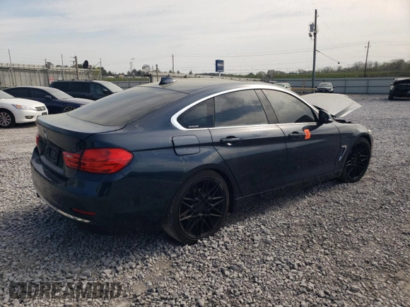 2015 BMW 4 Series 428i with VIN WBA4A5C51FG051278, listed as a Copart auction lot 51254525 with Not Provided miles and Salvage Title. Bid and sale history available at DreamBid. Image 3.