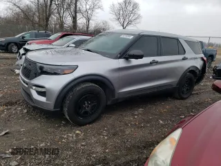 2021 Ford Police Interceptor Utility z VIN 1FM5K8AB8MGB24525, wystawiony jako Copart lot #84195304 z przebiegiem 49 447 mil mil oraz Szkody całkowita. Historia ofert i sprzedaży dostępna na DreamBid. Obrazek 1.