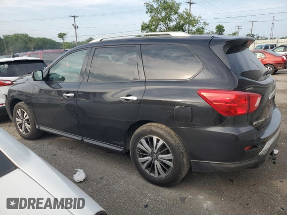 2018 Nissan Pathfinder SL with VIN 5N1DR2MN6JC632750, listed as a Copart auction lot 59013495 with 215,562 mi miles and Salvage title. Bid and sale history available at DreamBid. Image 2.