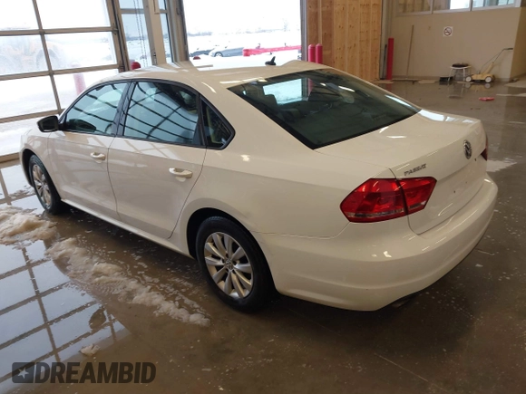 2012 Volkswagen Passat S with VIN 1VWAH7A35CC107902, listed as a IAAI auction lot 41243434 with 158,889 mi miles and . Bid and sale history available at DreamBid. Image 3.