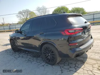 2021 BMW X5 xDrive40i with VIN 5UXCR6C00M9G55196, listed as a Copart auction lot 52712715 with 39,047 mi miles and Salvage Title. Bid and sale history available at carsss.com. Image 2.